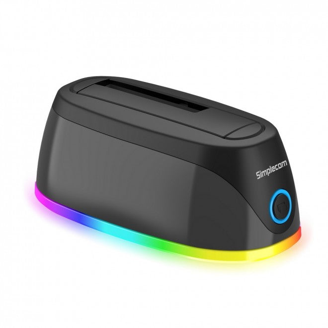 Simplecom SD336 USB 3.0 Docking Station for 2.5' and 3.5' SATA Drive with RGB Lighting Simplecom SD336 USB 3.0 Docking Station for 2.5' and 3.5' SATA Drive with RGB Lighting